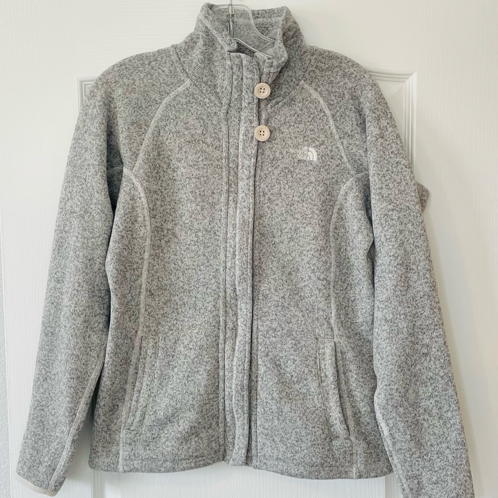The North Face Crescent Sunset Full Zip Fleece Collared Jacket - Size M